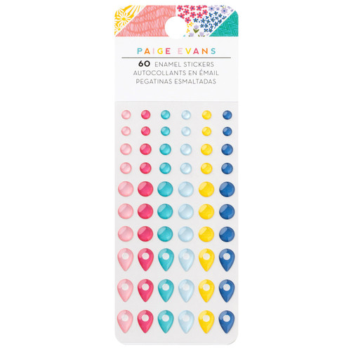 Paige Evans Adventurous Enamel Dots-60/Pkg - 5A003FXY-G18SZ - 765468088082