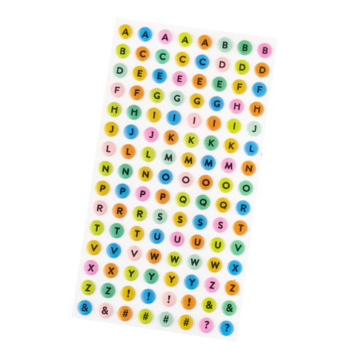American Crafts Coast-to-Coast Puffy Stickers 120/Pkg-Alpha - 34025933 American Crafts Coast-to-Coast Puffy Stickers 120/Pkg-Alpha - 34025933