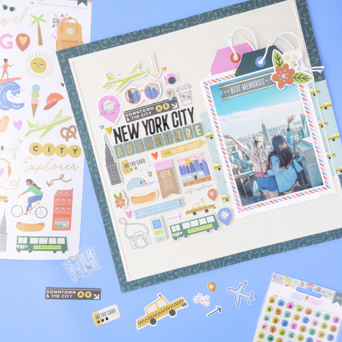 American Crafts Coast-to-Coast Puffy Stickers 120/Pkg-Alpha - 34025933 American Crafts Coast-to-Coast Puffy Stickers 120/Pkg-Alpha - 34025933