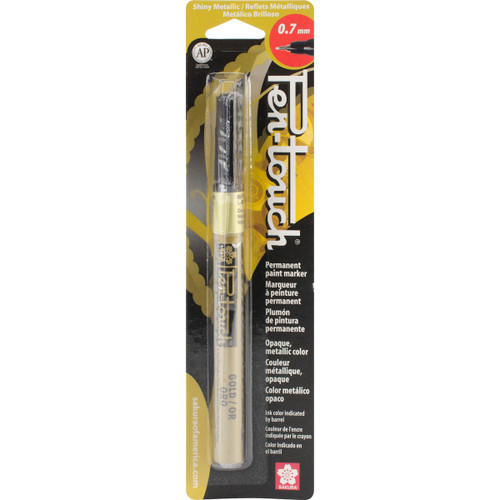 Sakura Pen-Touch Paint Marker Extra Fine Point .7mm-Gold Metallic - 41181P - 053482411819