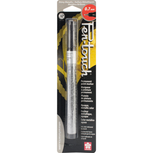 Sakura Pen-Touch Paint Marker Extra Fine Point .7mm-Silver Metallic - 41182P - 053482411826