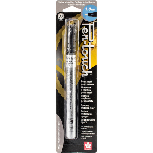 Sakura Pen-Touch Paint Marker Fine Point 1mm-Silver Metallic - 41382 - 053482413820