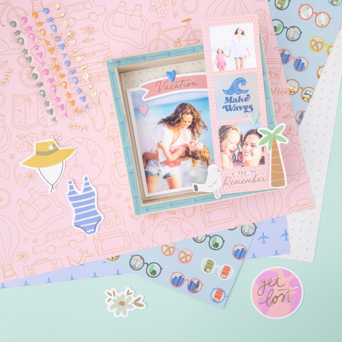 American Crafts Coast-to-Coast Enamel Dots 60/Pkg-Gold Foil - 34025936 American Crafts Coast-to-Coast Enamel Dots 60/Pkg-Gold Foil - 34025936