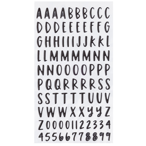 American Crafts Farmstead Harvest Stickers 97/Pkg-Puffy Alpha - ACFH4735