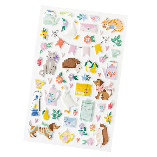 American Crafts Poppy And Pear Puffy Stickers-52/Pkg - 34025811