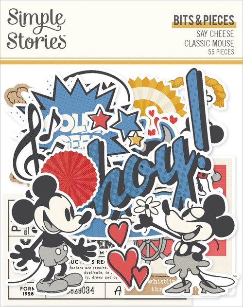 Say Cheese Classic Mouse Bits & Pieces Die-Cuts-Icons 5A0029TL-1GD92 - 810150773989