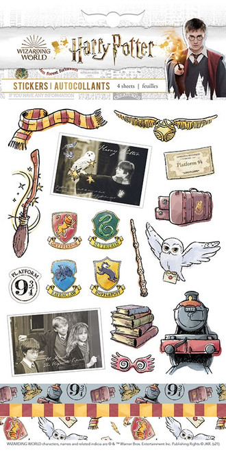 Paper House Harry Potter Stickers 4/Sht-Classic STPA0003 - 767636839298