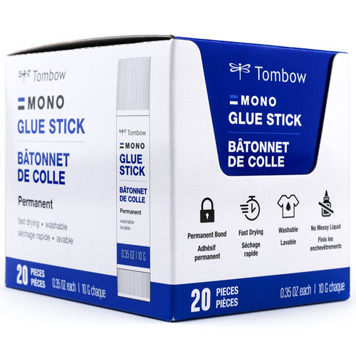 Tombow MONO Glue Stick Open Stock 20/Pkg-10g Each - 52210