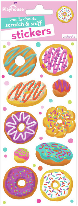 Paper House Scratch And Sniff Stickers-Vanilla Donuts STSC7006 - 767636830240