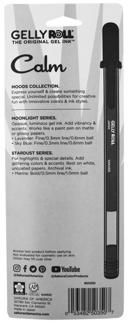 Sakura Gelly Roll Moods Collection Set 3/Pkg-Calm - MOOD3SET-50354 Sakura Gelly Roll Moods Collection Set 3/Pkg-Calm - MOOD3SET-50354