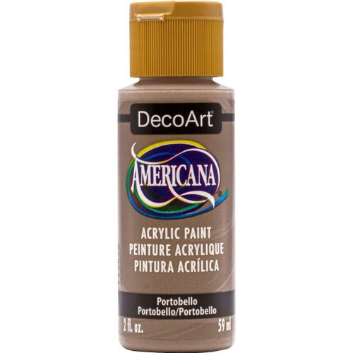 DecoArt Americana Acrylic Paint 2oz-Portobello DA-411 - 766218143952