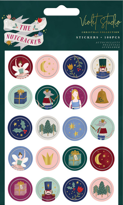 Violet Studio Mini Stickers 100/Pkg-The Nutcracker SNCXM017 - 195094059581