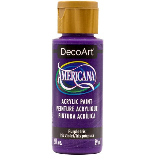 DecoArt Americana Acrylic Paint 2oz-Purple Iris - DA-412 - 766218144324