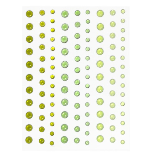 Hero Arts Hero Hues Enamel Dots-Translucent Greens - HA-CH338