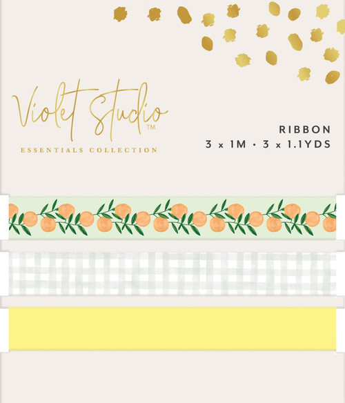 Violet Studio Ribbon Pack 3/Pkg-Summer Escape - RBPKSMES - 195094115829
