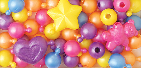 The Beadery Pop Beads 12mm & 25mm 113g-Pearl Multicolor - J821J110