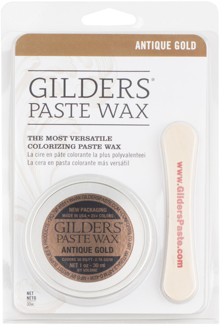 GILDERS(R) Paste Wax Finishes 30ml Baroque Art-Antique Gold CS303PP-AG - 899764000636