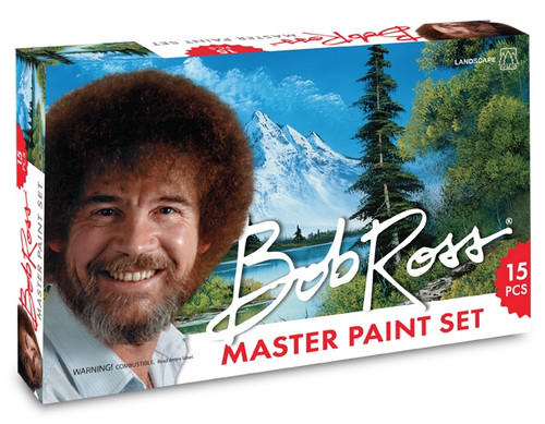 Bob Ross Master Paint Set-15 Piece Set - BR16510 - 07208670705570720867070557