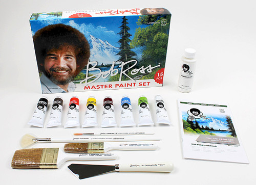Bob Ross Master Paint Set-15 Piece Set - BR16510