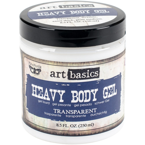 Finnabair Art Basics Super Heavy Gel 8.5 Fluid Ounces-Transparent - 963040 - 655350963040