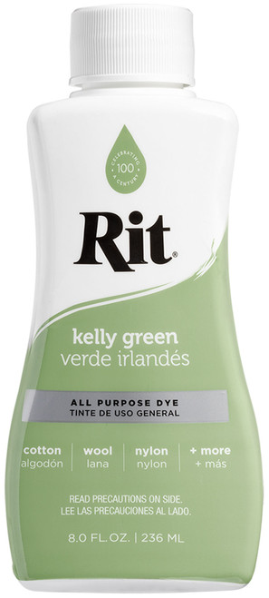 Rit Dye Liquid-Kelly Green - 8-32 - 885967883206