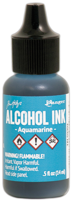 3 Pack - Tim Holtz Alcohol Ink .5oz-Aquamarine - TAL-59394 - 789541059394