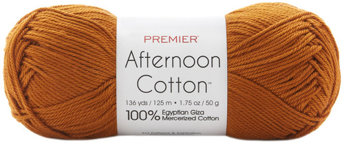 3 Pack - Premier Afternoon Cotton Yarn-Gingersnap - 2011-20 - 840166803431