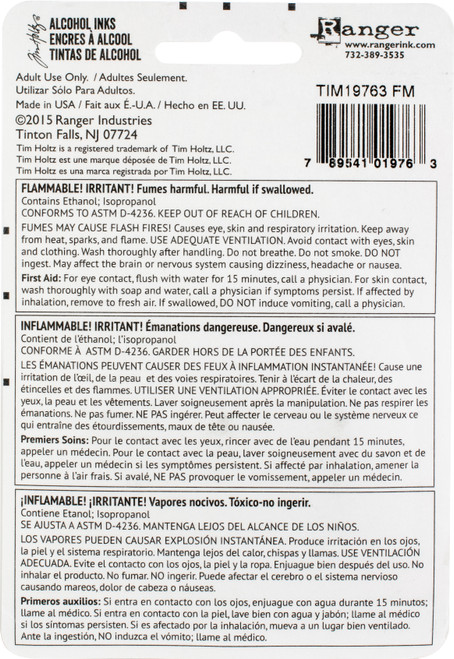 Tim Holtz Alcohol Ink .5oz 3/Pkg-Farmers Market-Cranberry/Lettuce/Eggplnt - TAK-19763 Tim Holtz Alcohol Ink .5oz 3/Pkg-Farmers Market-Cranberry/Lettuce/Eggplnt - TAK-19763