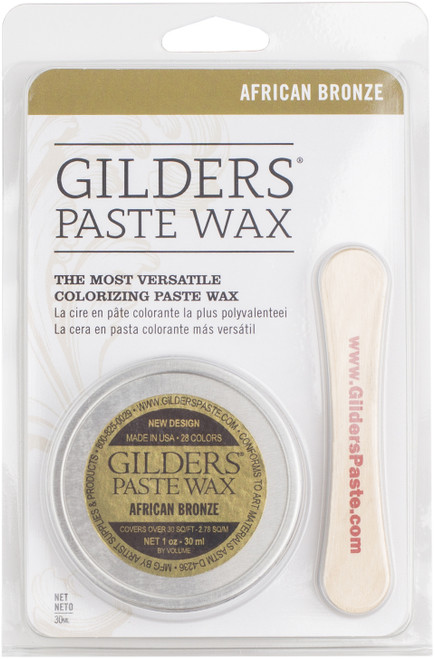 2 Pack - GILDERS(R) Paste Wax Finishes 30ml - Baroque Art-African Bronze - CS303PP-AB - 899764000629