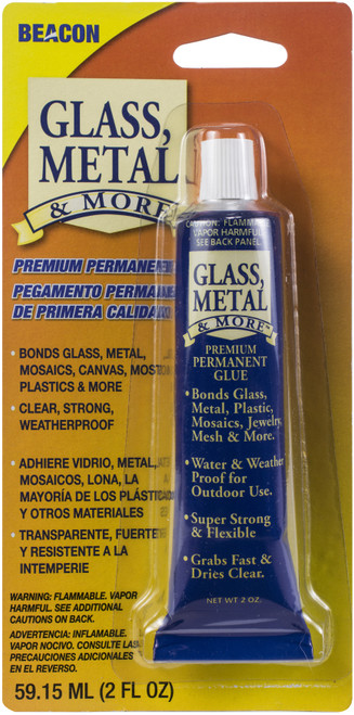 Beacon Glass, Metal & More Premium Permanent Glue-2oz - GM2OZ - 054947001040