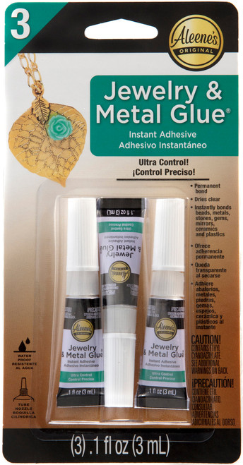 Aleene's Jewelry & Metal Glue 3/Pkg-.1oz 29131 - 017754291318