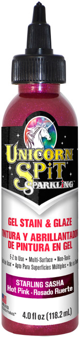Unicorn Spit Sparkling Wood Stain & Glaze 4oz-Starling Sasha - 5775-006 - 076818006268