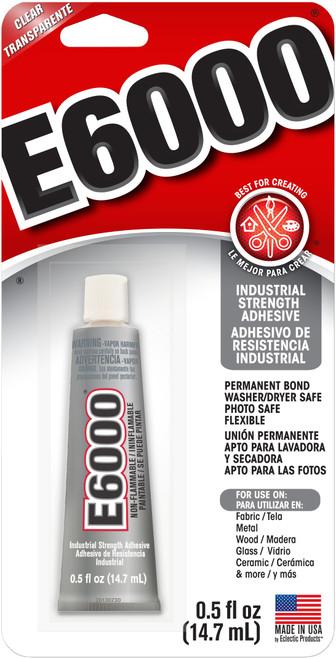 E6000 Multipurpose Adhesive-.5oz Clear 230516 - 076818305163