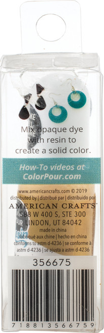 American Crafts Color Pour Resin Dyes .3oz-Opaque Metallic Gold CPRDYE3-56675