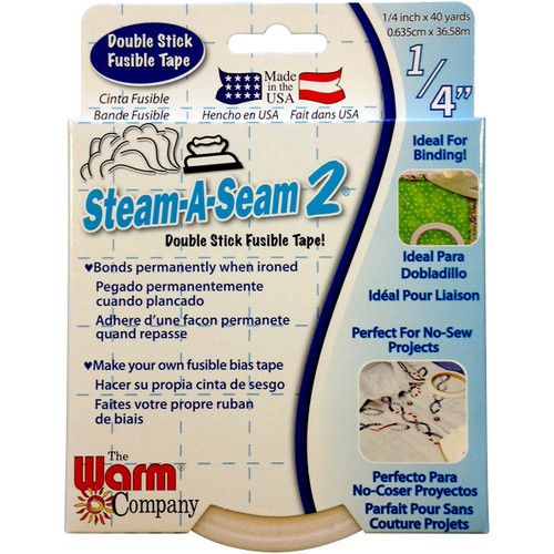 3 Pack Warm Company Steam-A-Seam 2 Fusible Web-.25"X40y 5509