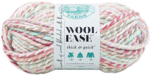 Lion Brand Wool-Ease Thick & Quick Yarn-Carousel 640-619 - 023032646190