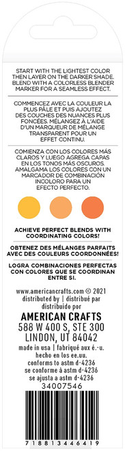 AC Sketch Markers Dual-Tip Alcohol Markers 3/Pkg-Sun Kissed - ACDTAM-7546 - 718813446419