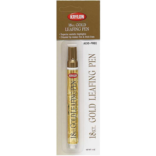 Krylon Leafing Pen-18 Karat Gold 9901 - 724504099017