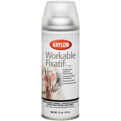 Krylon(R) Workable Fixatif Aerosol Spray-11oz 1306 - 724504013068