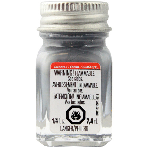 Testors Enamel Paint .25oz-Battle Gray Flat - 11TT-1163 - 075611116303
