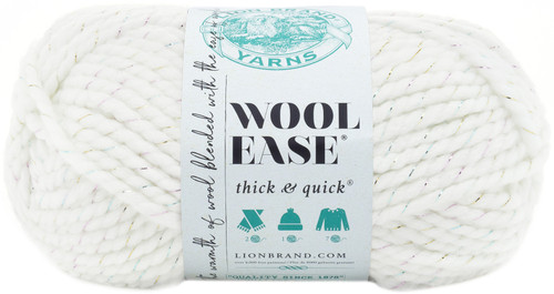 Lion Brand Wool-Ease Thick & Quick Yarn-Celebration - Metallic - 640-301 - 023032643014