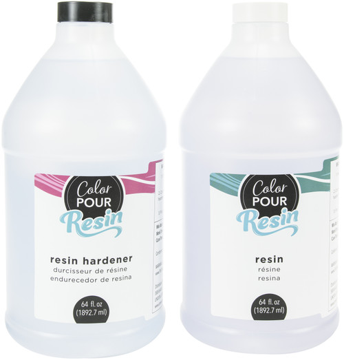 American Crafts Color Pour Resin & Hardener 2/Pkg-64oz Each - 359892