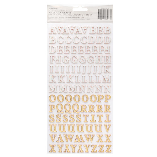 Maggie Holmes Woodland Grove Thickers Stickers 216/Pkg-Shimmers Alpha - MH021898 Maggie Holmes Woodland Grove Thickers Stickers 216/Pkg-Shimmers Alpha - MH021898