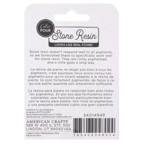 American Crafts Stone Resin Colorant 4/Pkg-Cool - 34014949