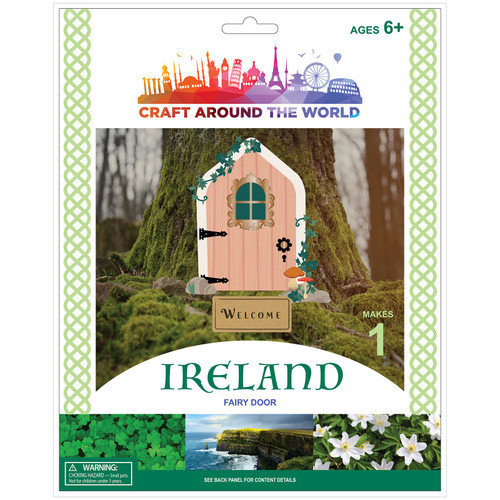 Craft Around The World Irish Fairy Door-Makes 1 - 34020783 - 765468028002