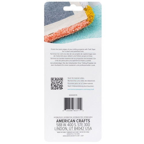 We R Memory Keepers Easy Tuft Twill Tape 2.8yd60000579