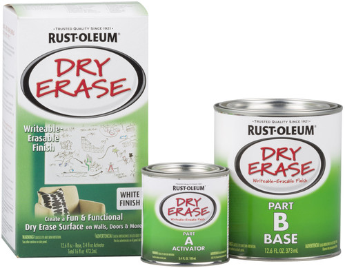 Rust-Oleum Dry-Erase Paint-Gloss White - 241140 - 020066163549 Rust-Oleum Dry-Erase Paint-Gloss White - 241140 - 020066163549