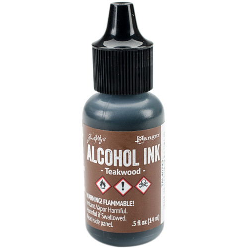 Tim Holtz Alcohol Ink .5oz-Teakwood - TAL-40743 - 789541040743