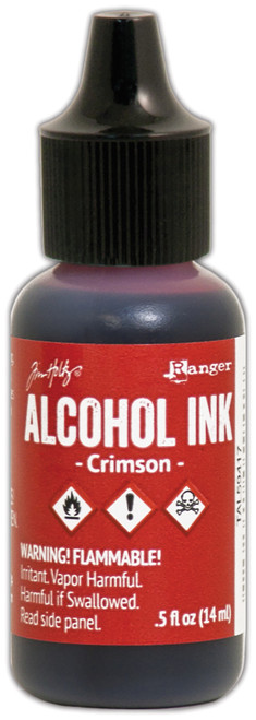 3 Pack - Tim Holtz Alcohol Ink .5oz-Crimson - TAL-59417 - 789541059417