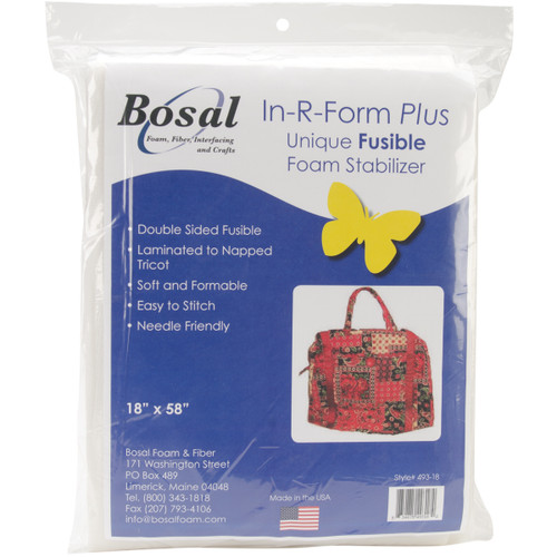 Bosal In-R-Form Plus Unique Fusible Foam Stabilizer-18"X58" - 493-18 - 834875493182